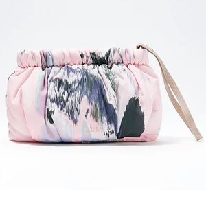 Vince Camuto Washable Nylon Harlo Pouch ~ Blooming Brush